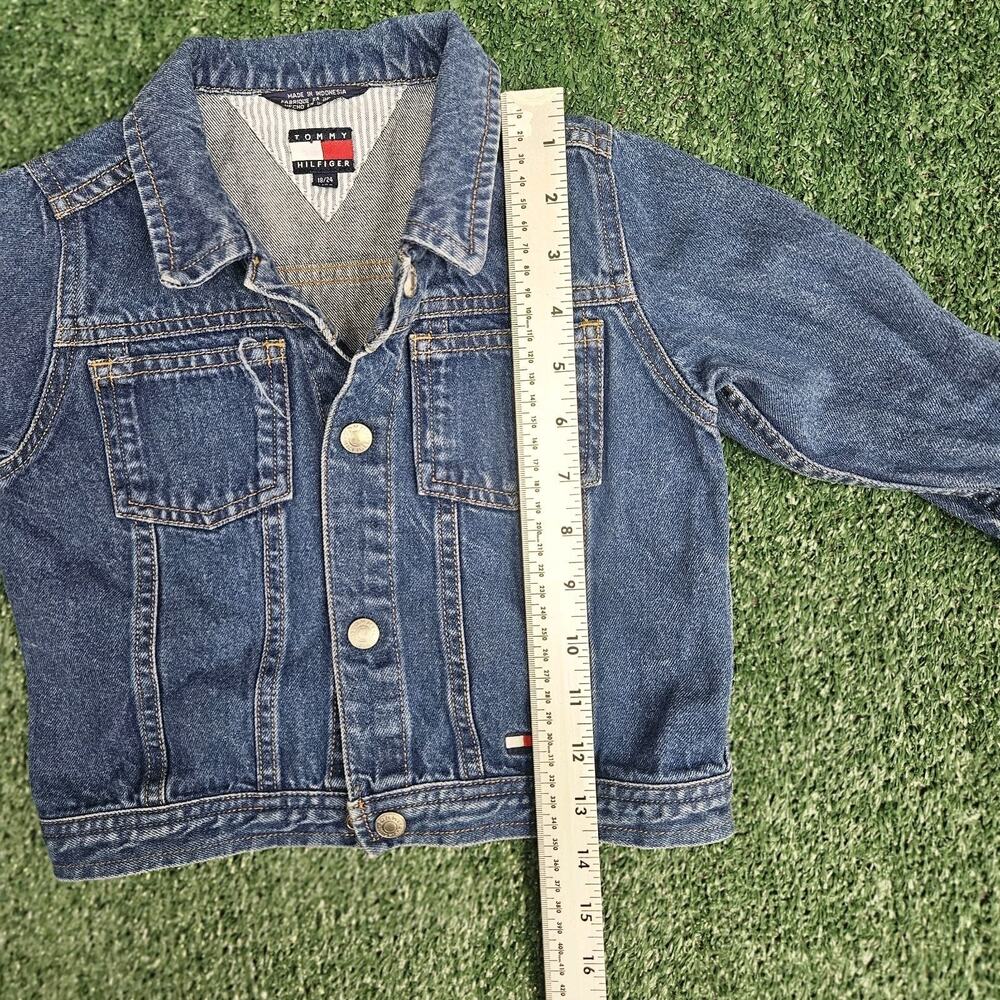 Tommy Hillfiger Jean Jacket 18/24 Months Baby Vintage 90s Y2K Unisex - Picture 9 of 9